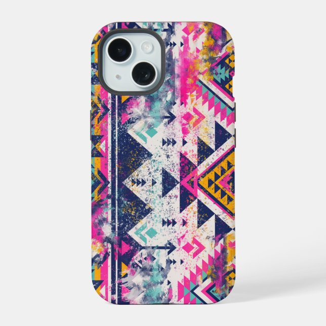 Coque iPhone 15 Étui de téléphone inspiré de la bohème (Verso)