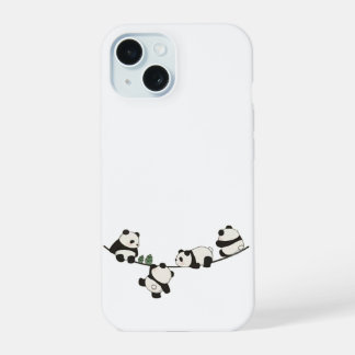 Coque iPhone 15 Étui de téléphone Licorne Panda Mignon | Housse iP