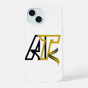 Coque iPhone 15 Étui de téléphone Logo Artisto – Design Noir et Or