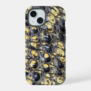 Coque iPhone 15 Étui de téléphone "Peau d'alligator" (Photo d'un a