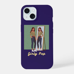 Coque iPhone 15 Étui de téléphone pop girly