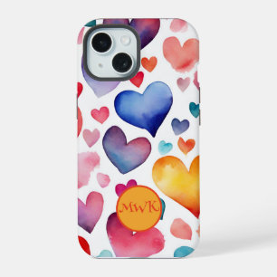 Coque iPhone 15 Étui de téléphone portable Heartfelt Harmony