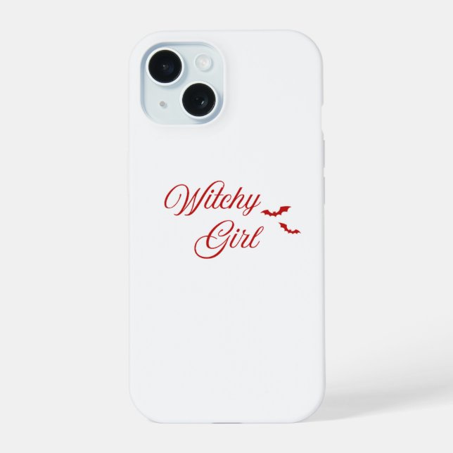 Coque iPhone 15 Étui de téléphone pour fille ensorceleuse  (Verso)