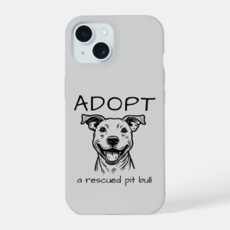 Coque iPhone 15 Étui de téléphone pour la défense des Pit Bulls