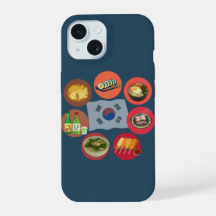 Coque iPhone 15 Étui de téléphone pour la nourriture coréenne