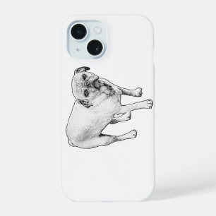 Coque iPhone 15 Étui en pointillés de manga pour style de téléphon