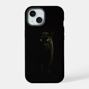 Coque iPhone 15 Étui iPhone 15 Black 4 Luxe, Panthère noire