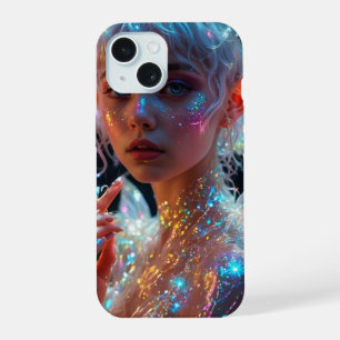 Coque iPhone 15 Étui iPhone 15 Fille Fée Magique Paillettes - Fant