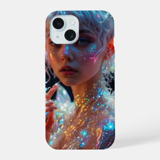 Coque iPhone 15 Étui iPhone 15 Fille Fée Magique Paillettes - Fant