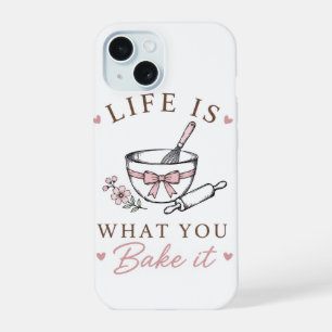 Coque iPhone 15 Étui iPhone à l'esthétique de pâtisserie mignonne