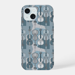 Coque iPhone 15 Étui iPhone Case-Mate à motif de violoncelle color