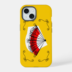 Coque iPhone 15 Étui iPhone Coins de ventilateur espagnol horizont