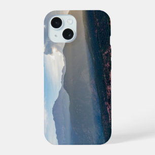 Coque iPhone 15 Étui iPhone Coucher de soleil brumeux sur Pikes Pe