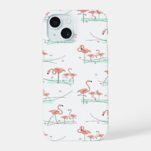 Coque iPhone 15 Étui iPhone Flamingo Ocean Multi