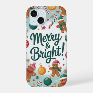 Coque iPhone 15 Étui iPhone / iPad Bonhomme en pain d'épices Joyeu