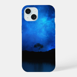 Coque iPhone 15 Étui iPhone / iPad ciel nocturne aquarelle