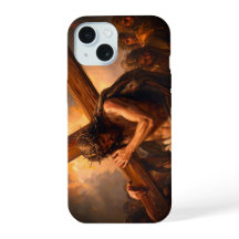 Étui iPhone / iPad Jésus porte la Croix