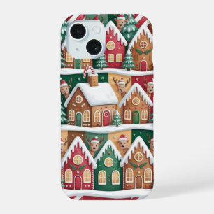 Coque iPhone 15 Étui iPhone / iPad Maison en pain d'épices Noël