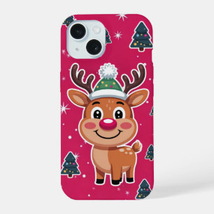 Coque iPhone 15 Étui iPhone / iPad Rudolph le renne au nez rouge