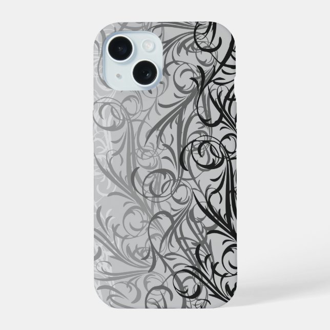 Coque iPhone 15 Étui iPhone orné de style chicano (Verso)