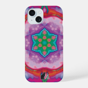 Coque iPhone 15 Étui iPhone Rosette Kaléidoscope