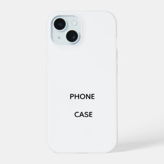 Coque iPhone 15 Étui personnalisé iPhone 15 ajustement mince, bril