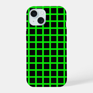 Coque iPhone 15 Étui pour iPhone 15 illusion point Floro