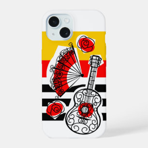 Coque iPhone 15 Étui pour iPhone à rayures classiques Souvenirs d'