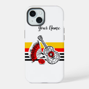 Coque iPhone 15 Étui pour iPhone avec motif Souvenirs Espagnols