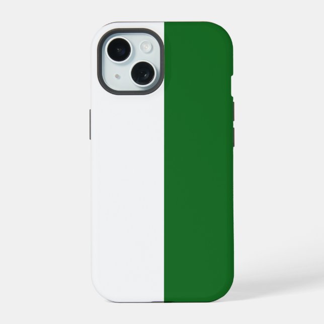Coque iPhone 15 Étui pour iPhone Case-Mate avec le drapeau de Saxe (Verso)