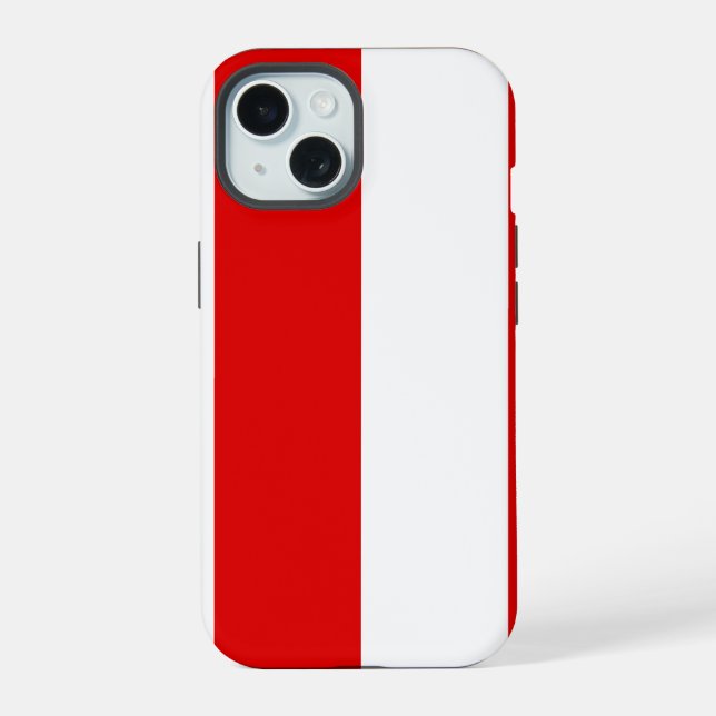 Coque iPhone 15 Étui pour iPhone Case-Mate Drapeau de Hesse (Verso)