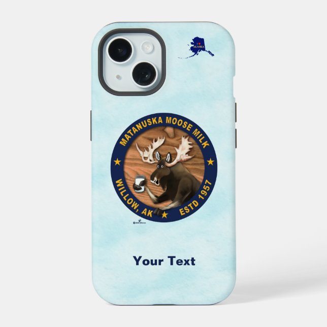 Coque iPhone 15 Étui pour iPhone Case-Mate Matanuska Moose Milk (Verso)
