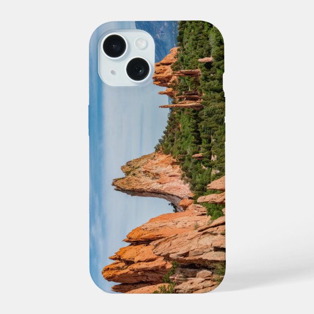 Coque iPhone 15 Étui pour iPhone Formations des flèches de la cath (Verso)