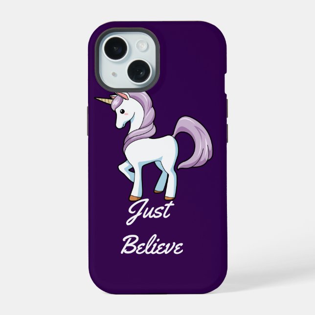 Coque iPhone 15 Étui pour iPhone / iPad Licorne (Verso)