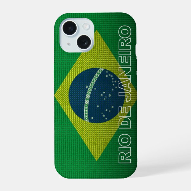 Coque iPhone 15 Étui pour iPhone Rio de Janeiro Brésil (Verso)