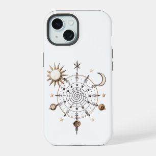 Coque iPhone 15 Étui pour téléphone Équilibre Céleste