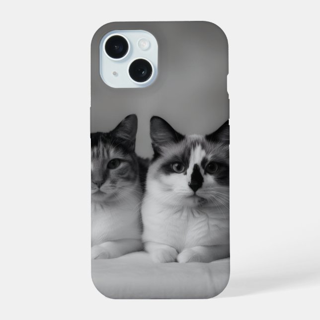 Coque iPhone 15 Étui sur mesure pour iPhone 15 en format slim avec (Verso)