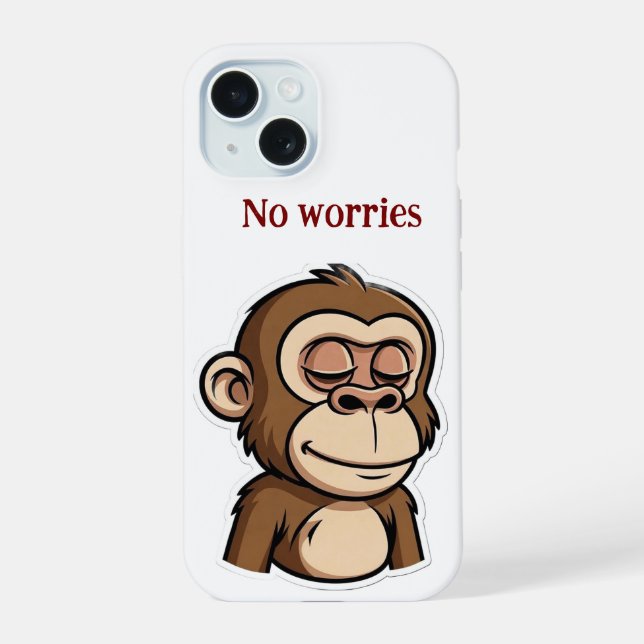 Coque iPhone 15 Étui téléphone sans souci (Verso)