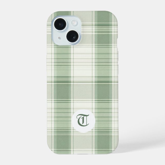 Coque iPhone 15 Étui téléphonique classique avec écran vert person (Verso)