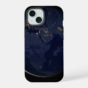 Coque iPhone 15 Europe, Afrique & Moyen-Orient Lumières de la vill