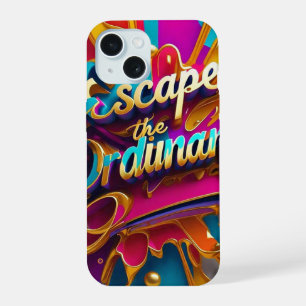 Coque iPhone 15 "Évades de Vie Vibrantes"