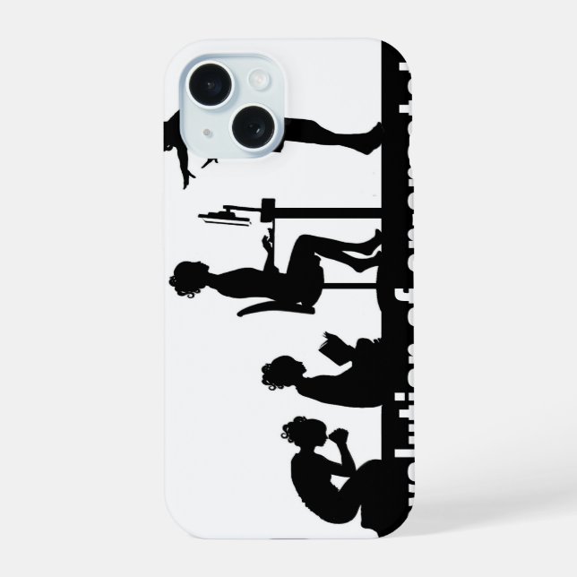 Coque iPhone 15 "Évolution d'un apostat" (Verso)