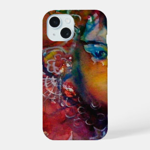 Coque iPhone 15 EXCALIBUR, REINE DE L'ÉPÉE MAGIQUE Fantastique Rou