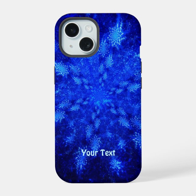 Coque iPhone 15 Explosion de neige (Verso)