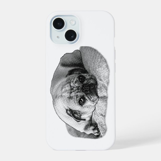 Coque iPhone 15 Expression Calme, Look Moderne (Verso)