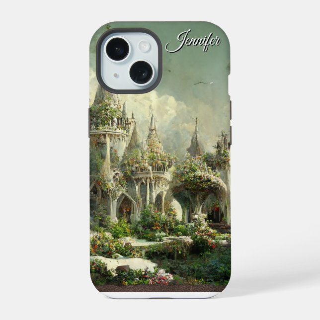 Coque iPhone 15 Fairytale Castle Custom (Verso)