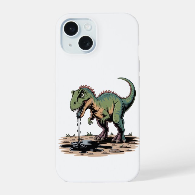 Coque iPhone 15 Faut s'éloigner (Verso)