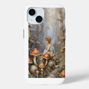 Coque iPhone 15 Fée Champignon Fantaisiste