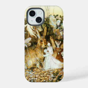Coque iPhone 15 Fées et lapin