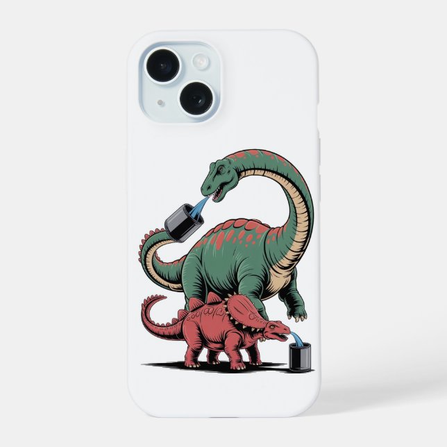 Coque iPhone 15 Fête au diesel (Verso)